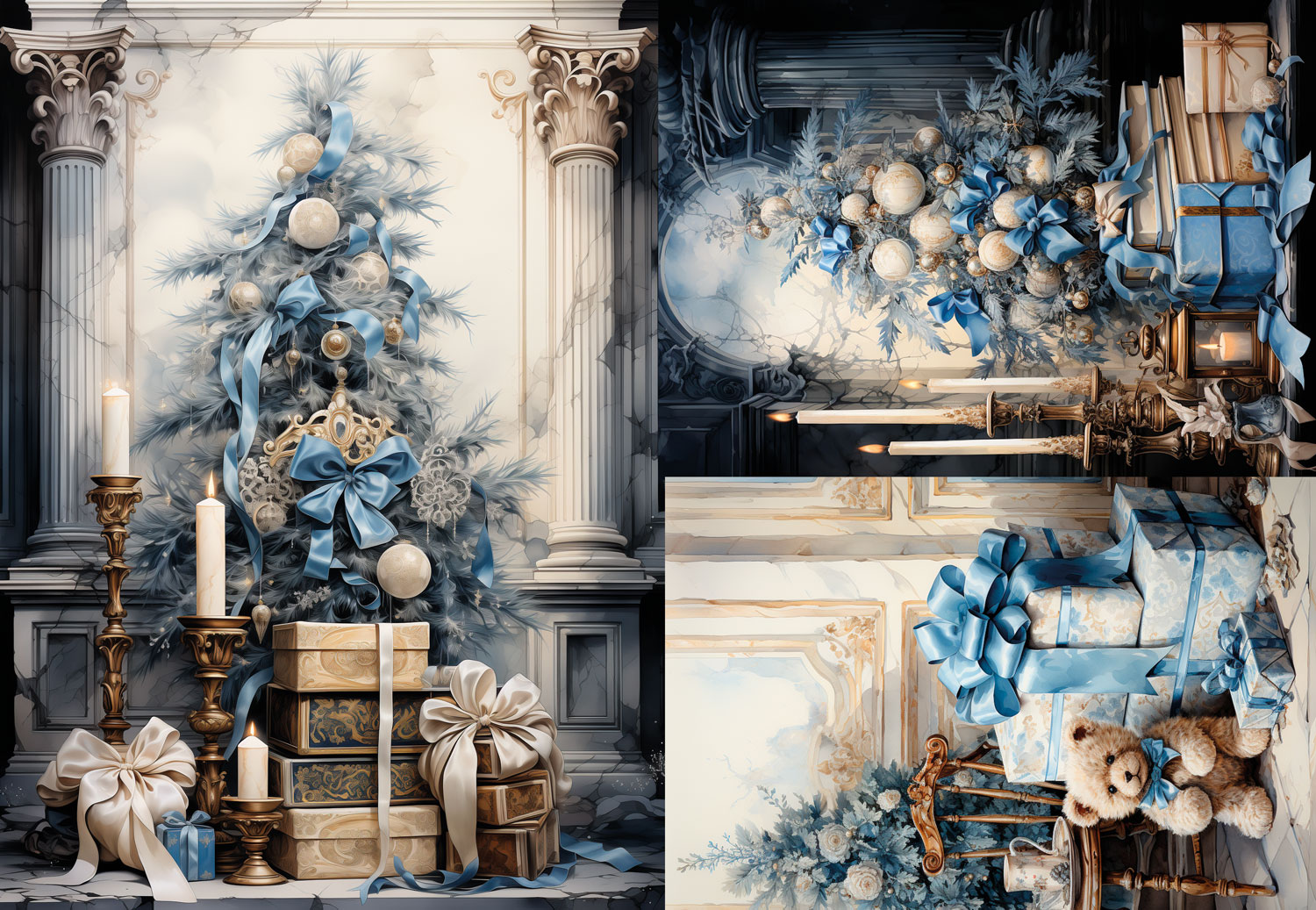Decoupagepapier "Wintermärchen '24" 3