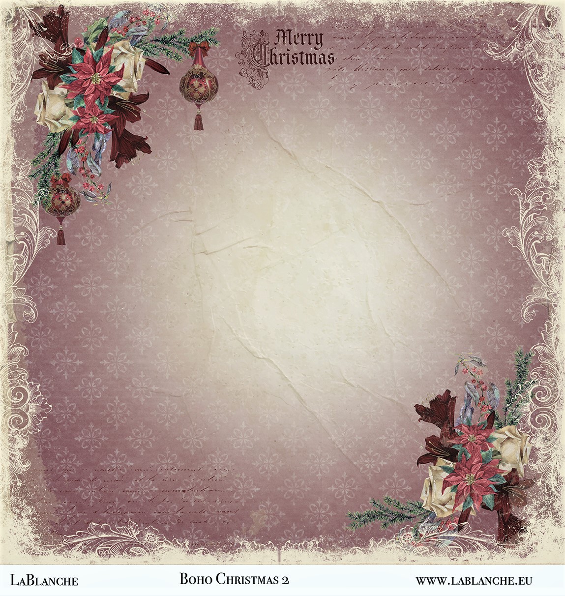 Designpapier "Boho Christmas" 2