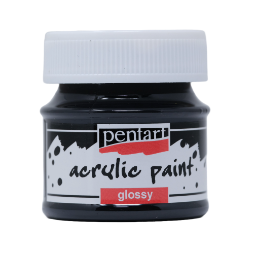 Acrylfarbe glossy - Schwarz