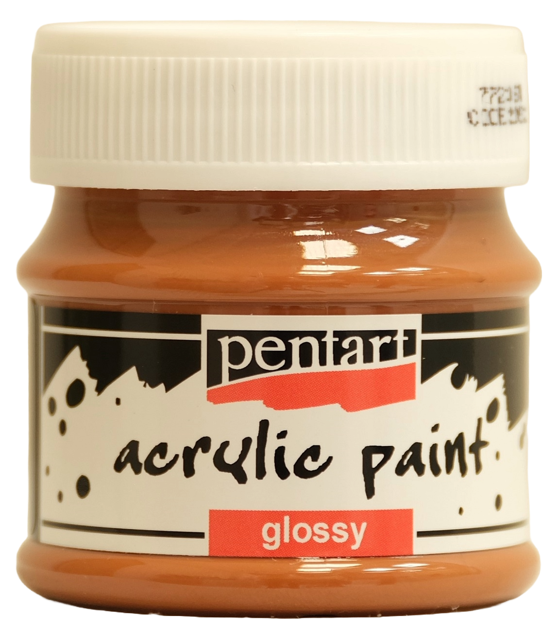 Acrylfarbe glossy - Kastanie