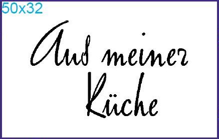 Stempel "Aus meiner Küche"