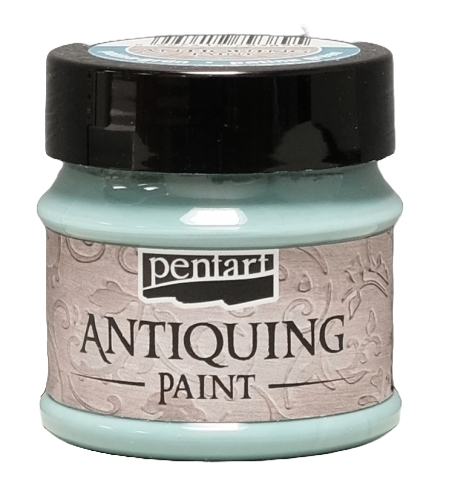 Antiquing Paint - Patina-Blau - 50 ml