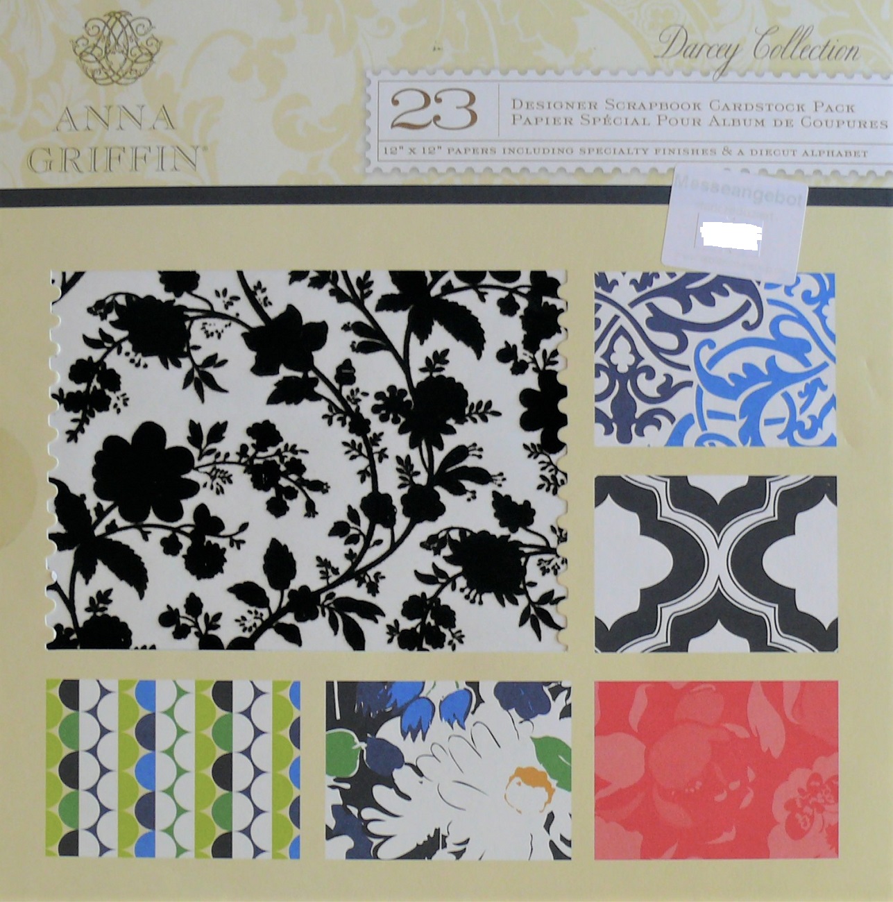 Anna Griffin Designpapier-Set "Darcey"