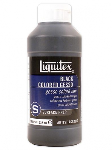 Gesso Grundierung von Liquitex - Schwarz