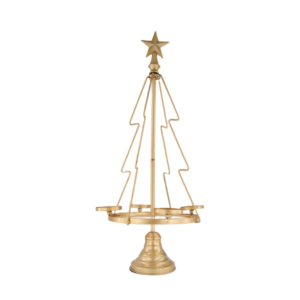 Kerzenhalter "Baum" - Gold