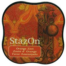 StazOn Midi Stempelkissen - Orange Zest