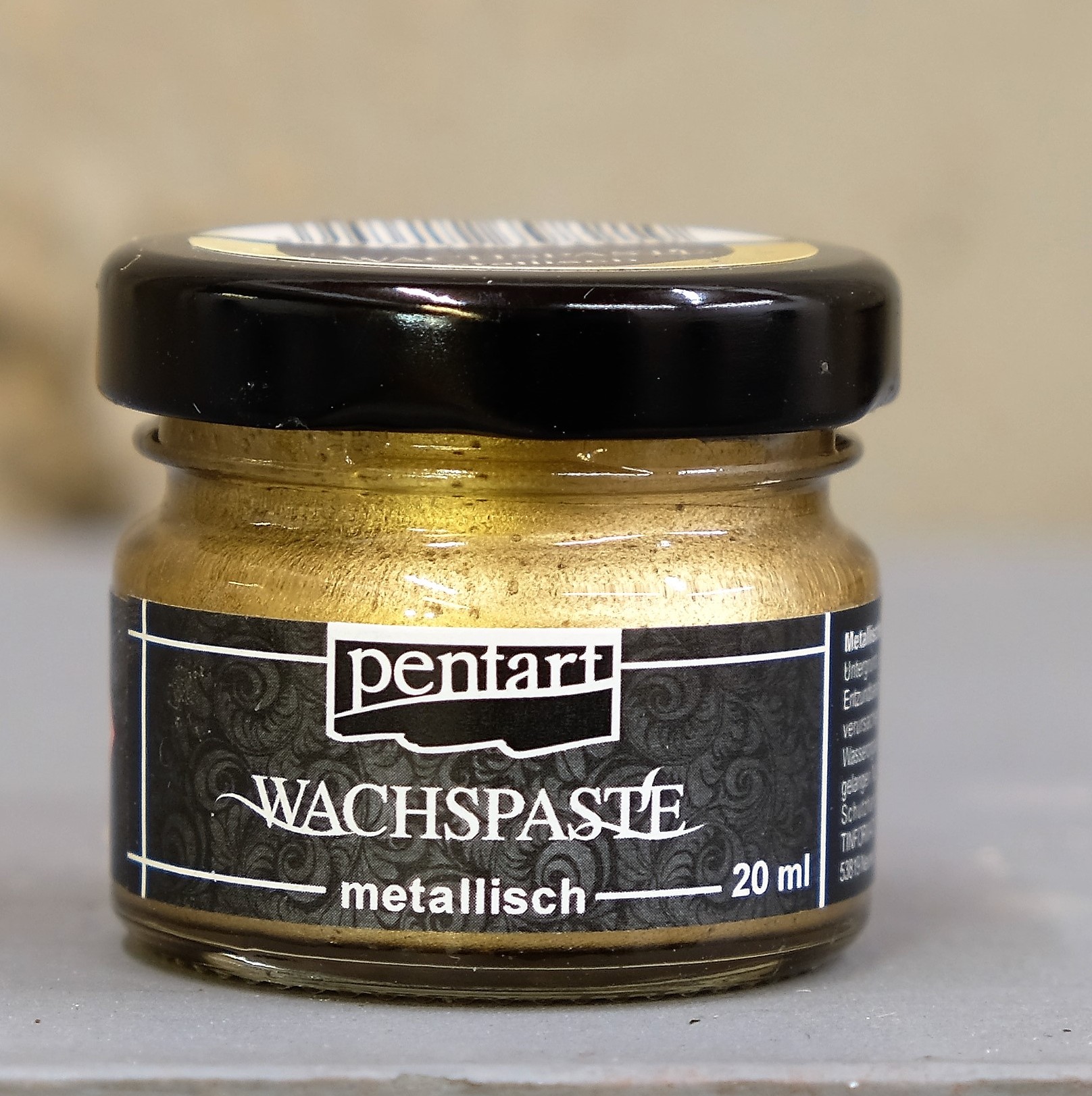 Wachspaste metallisch - Gold