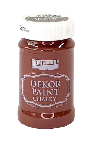 Dekor-Farbe chalky - Kastanienbraun