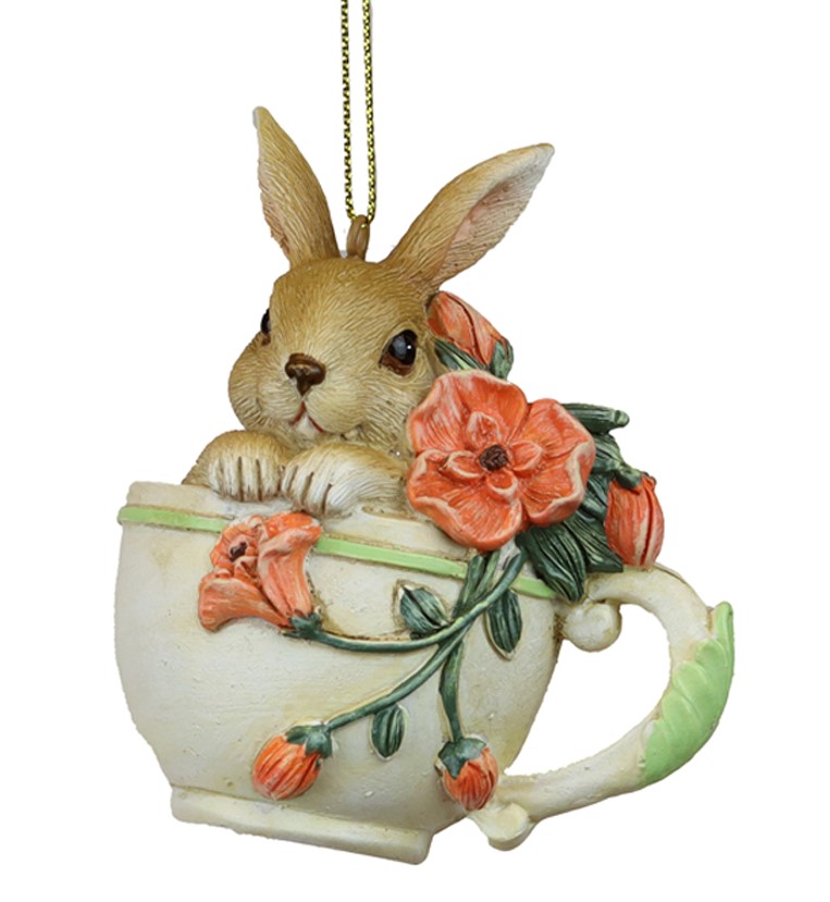 Anhänger "Hase in Tasse"