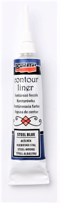 Contour Liner - Steel Blue