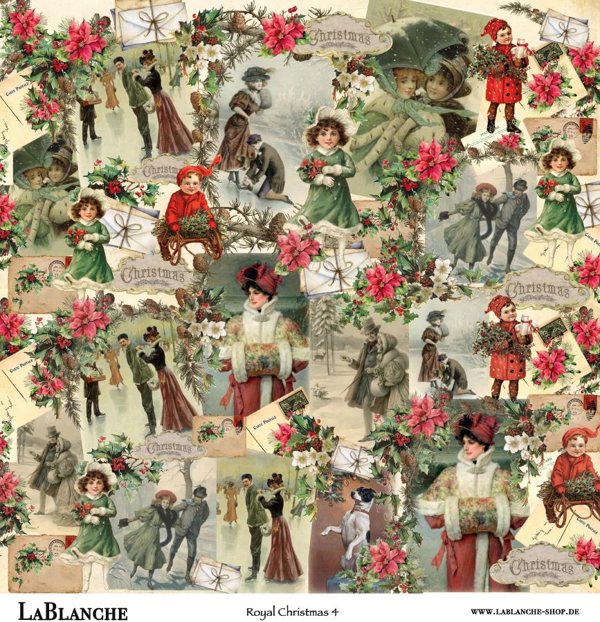 Designpapier "Royal Christmas" 4