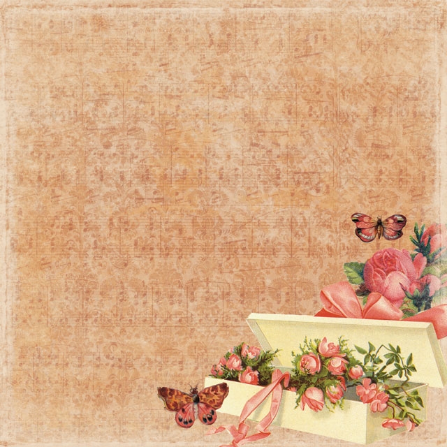 DCWV Designpapier Blumen 1 (30 x 30 cm)