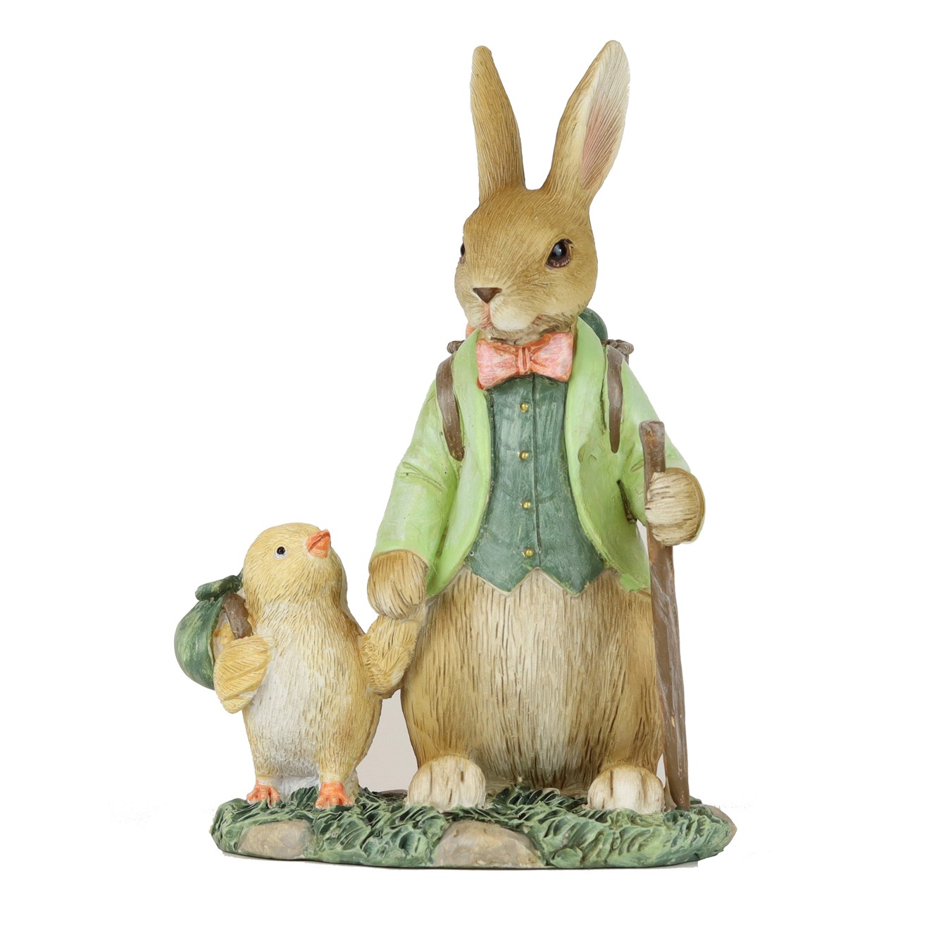 Figur "Herr Hase mit Küken"