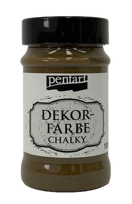 Dekor-Farbe chalky - dunkelbraun