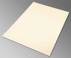 Natural Papier "Blanko" (5 Bogen)