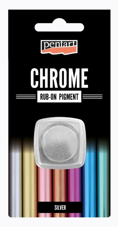 Rub-On Pigment - Silber