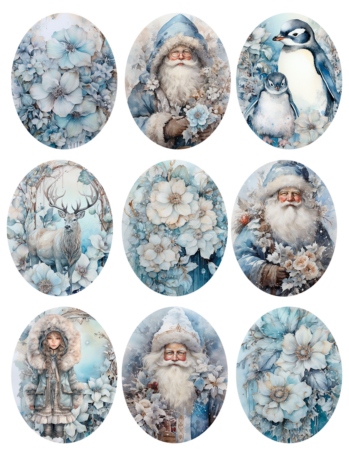 Epoxy-Sticker "Wintermärchen ´24" 2