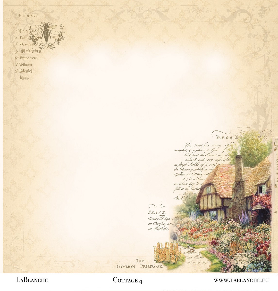 Designpapier "Cottage" 4