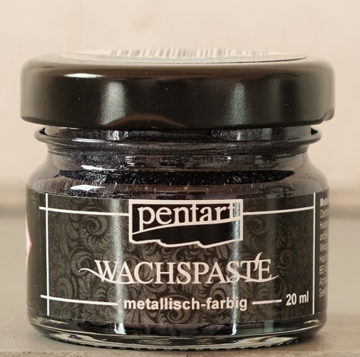 Wachspaste metallisch - Graphit